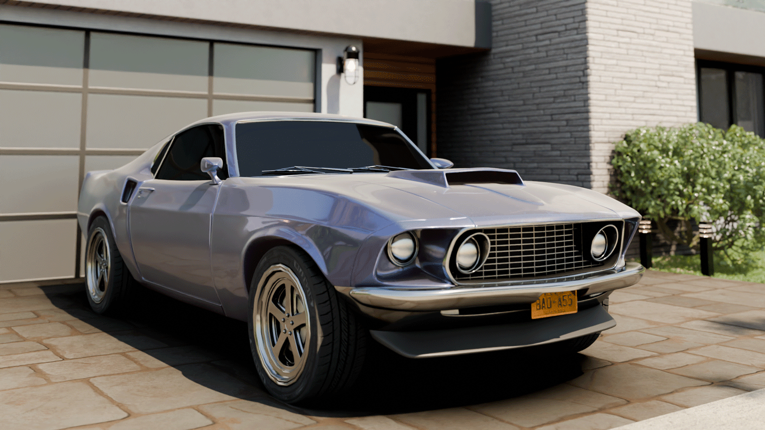 1969 Ford Mustang Boss 429  for industrial and automotive design.