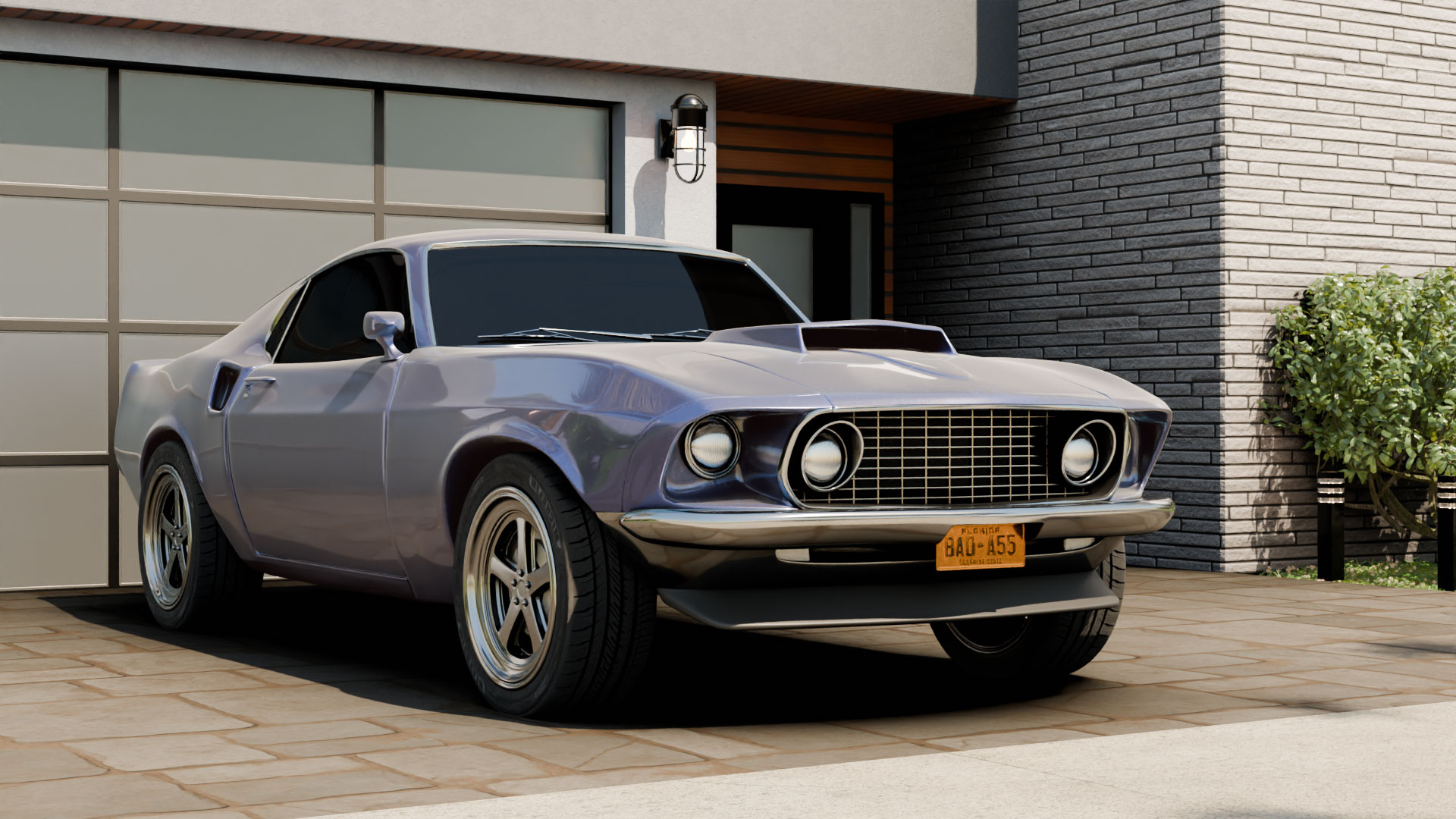 1969 Ford Mustang Boss 429  for industrial and automotive design.